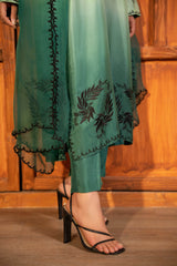 Daisy Serenity Tie-Dye Three-Piece – Emerald Mist - Muze London