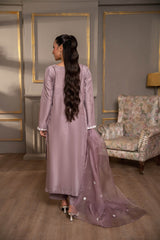 Whispering Lilac - Aree Embroidered Luxe Set - Muze London
