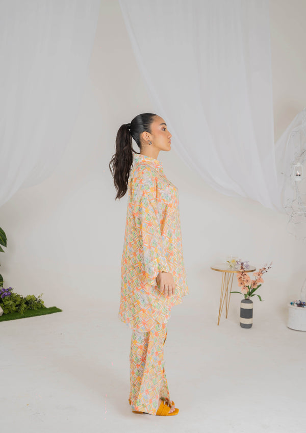 Sunset Mirage Coord Se, Cotton Silk - Muze London