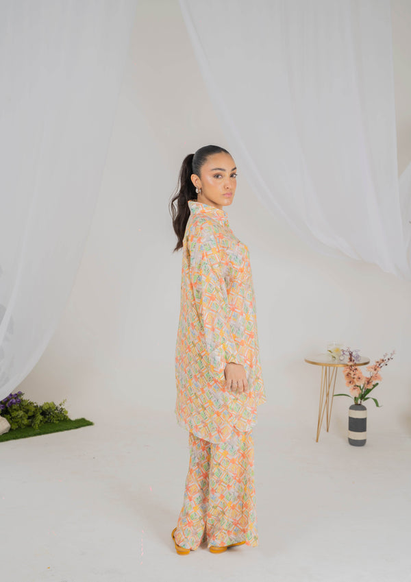 Sunset Mirage Coord Se, Cotton Silk - Muze London