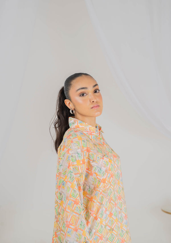 Sunset Mirage Coord Se, Cotton Silk - Muze London