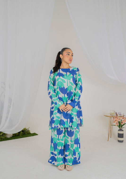 Vibe Check Lawn Silk Two-Piece Set