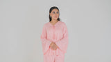 Soft Blush Cotton Silk Set - Muze London