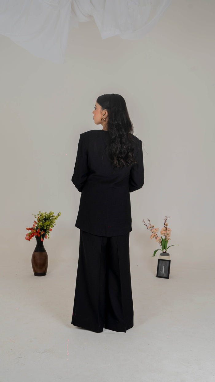 Midnight Luxe Women’s Pant Suit – Muze London Exclusive - Muze London
