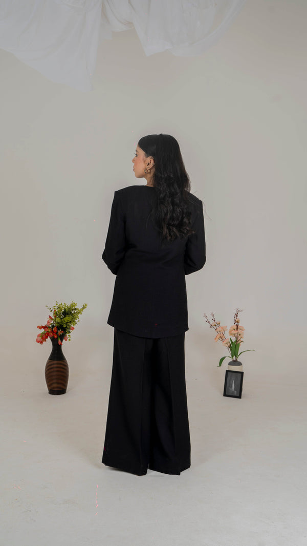 Midnight Luxe Women’s Pant Suit – Muze London Exclusive - Muze London