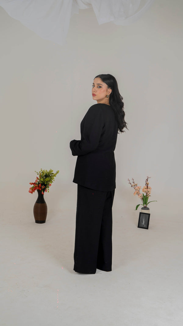 Midnight Luxe Women’s Pant Suit – Muze London Exclusive - Muze London
