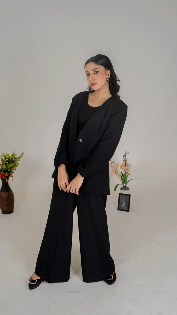 Midnight Luxe Women’s Pant Suit – Muze London Exclusive - Muze London