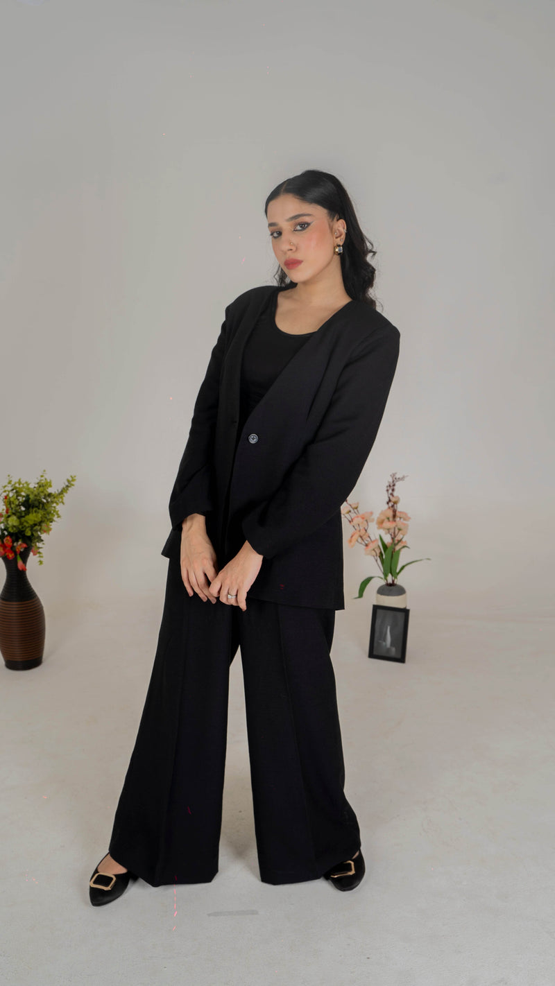 Midnight Luxe Women’s Pant Suit – Muze London Exclusive - Muze London