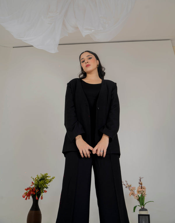 Midnight Luxe Women’s Pant Suit – Muze London Exclusive - Muze London