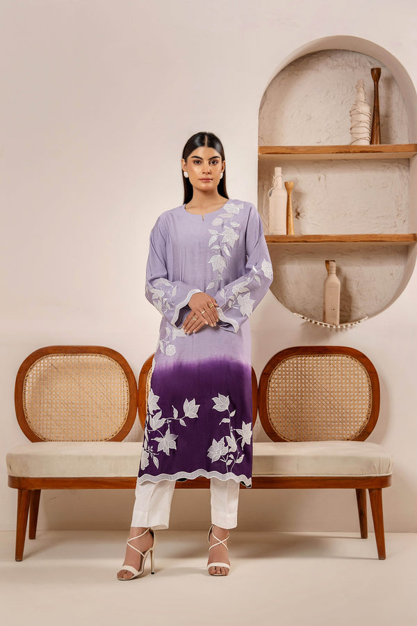 Floral Elegance – Embroidered Patchwork Tie & Dye 2-Piece - Muze London
