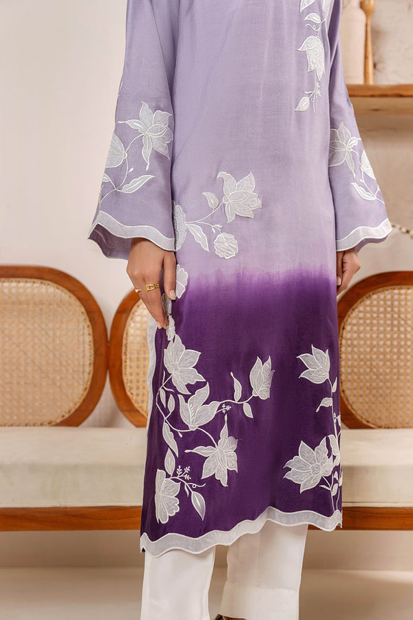Floral Elegance – Embroidered Patchwork Tie & Dye 2-Piece - Muze London