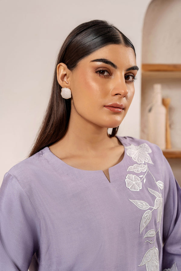 Floral Elegance – Embroidered Patchwork Tie & Dye 2-Piece - Muze London