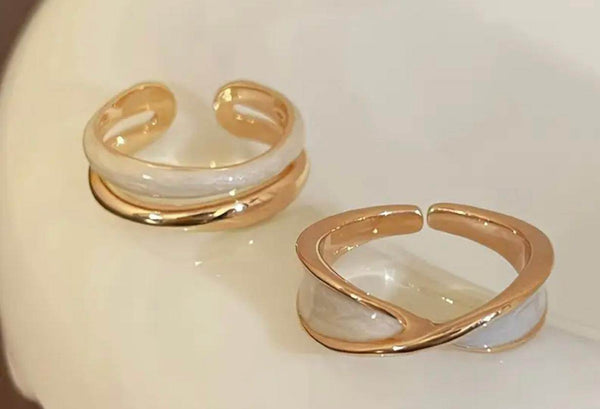 Elegant PC 2PC Set Luxury Rings - Muze London