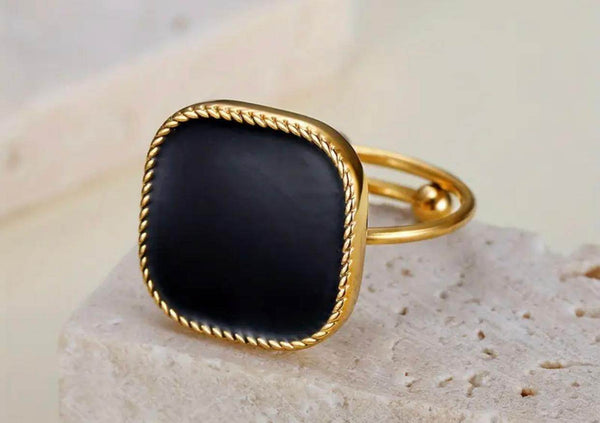 Vintage Inspired PC Adjustable Ring - Muze London