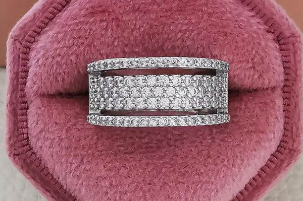 Wide Face SS Ring - Muze London