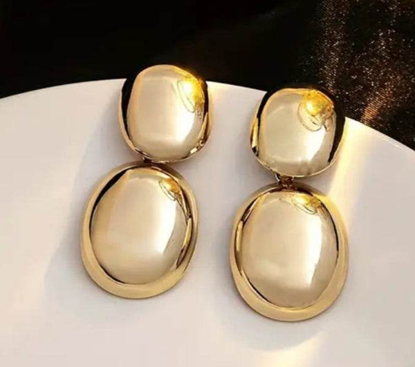 Vintage Drop & Dangle SS Earrings 18k Gold - Muze London