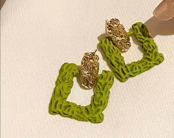 Elegant PC Dangle Earrings - Muze London