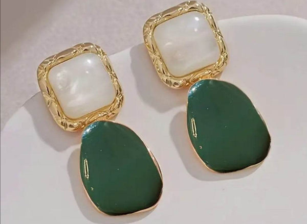 Elegant PC Drop Earrings - Muze London