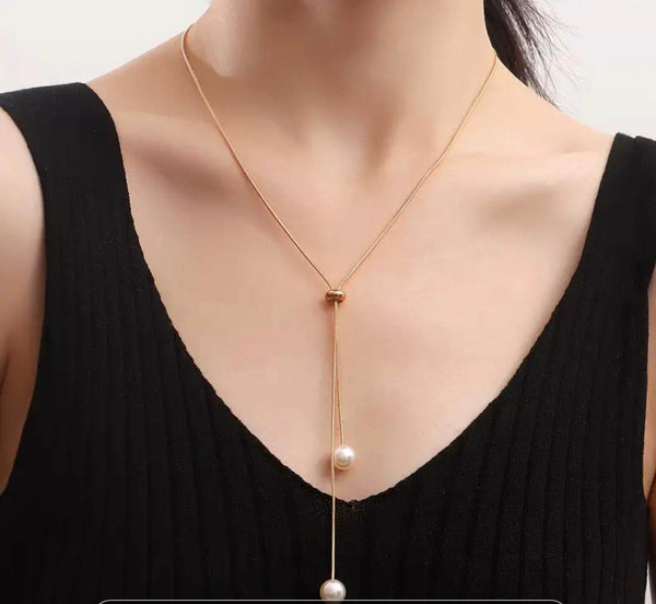 Elegant Adjustable SS Necklace - Muze London