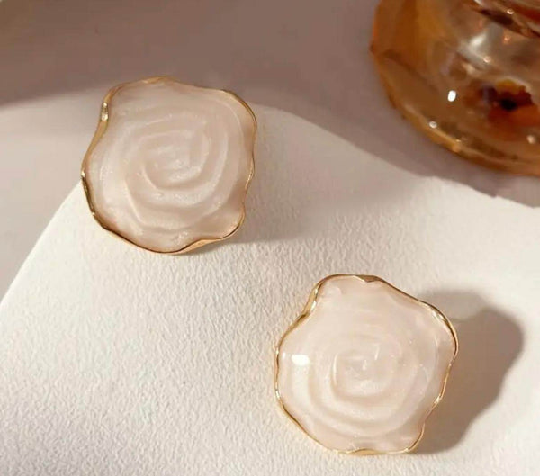 Vintage SS Resin Geometric Earrings - Muze London